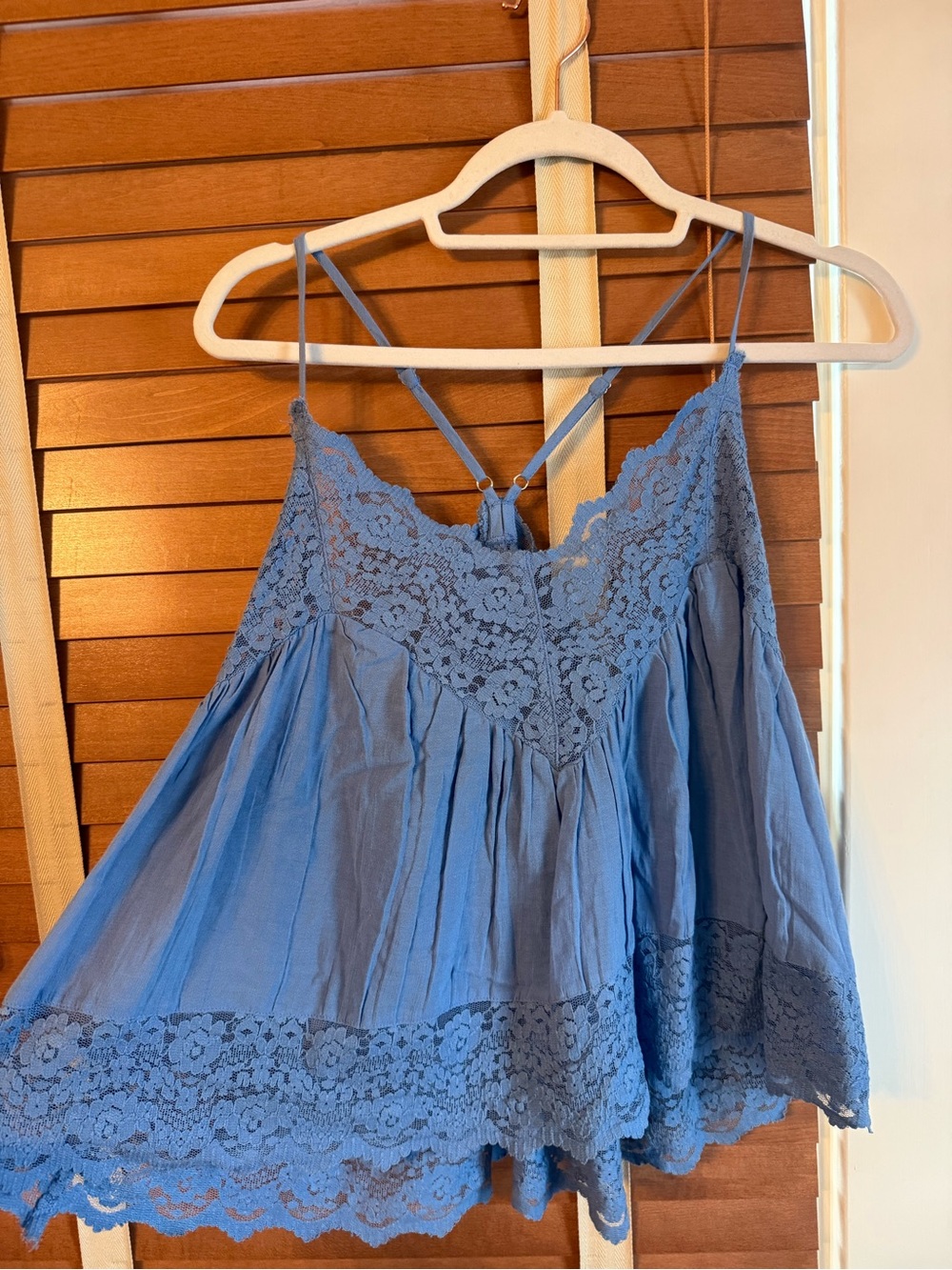 Free People Periwinkle Lace Bralette Tank